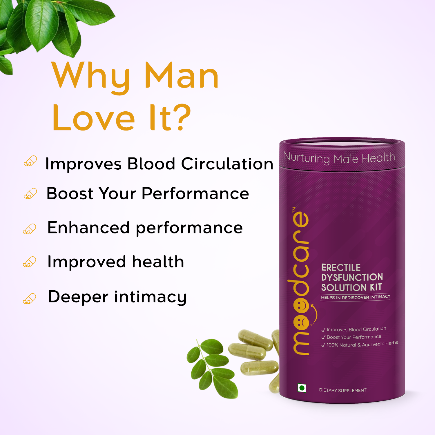 Erectile Dysfunction Solution Kit For Men